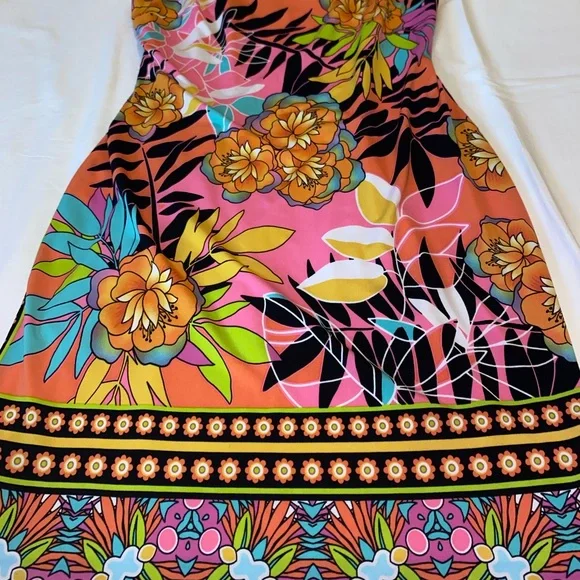 Cache Multicolor Floral Mini Dress - Picture 2 of 4